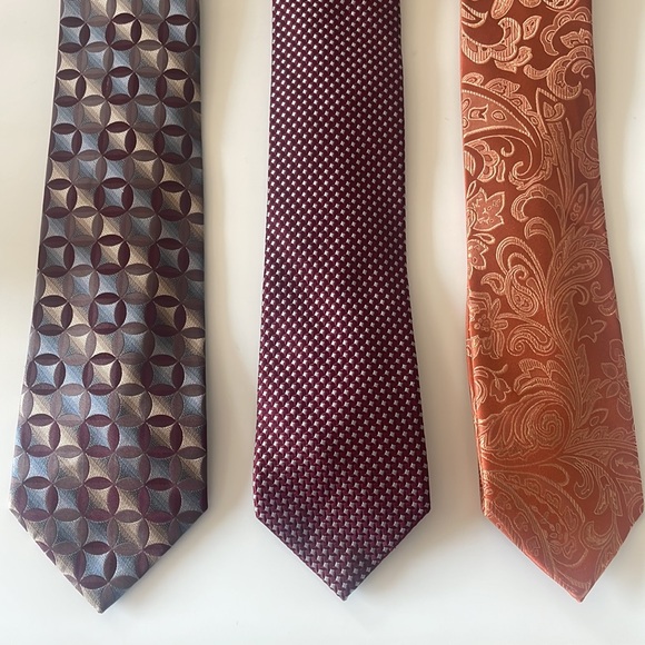 Set of 3 Premium Stafford Men’s Silk Ties - Picture 3 of 8
